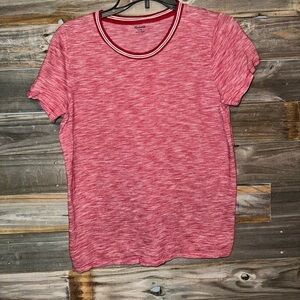 Madewell Cotton Ringer Tee in Stripe, Size medium